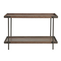 Alaterre Furniture 48 W, 18 L, 30 H, Oak Top, Rustic Brown ANKY10RBG